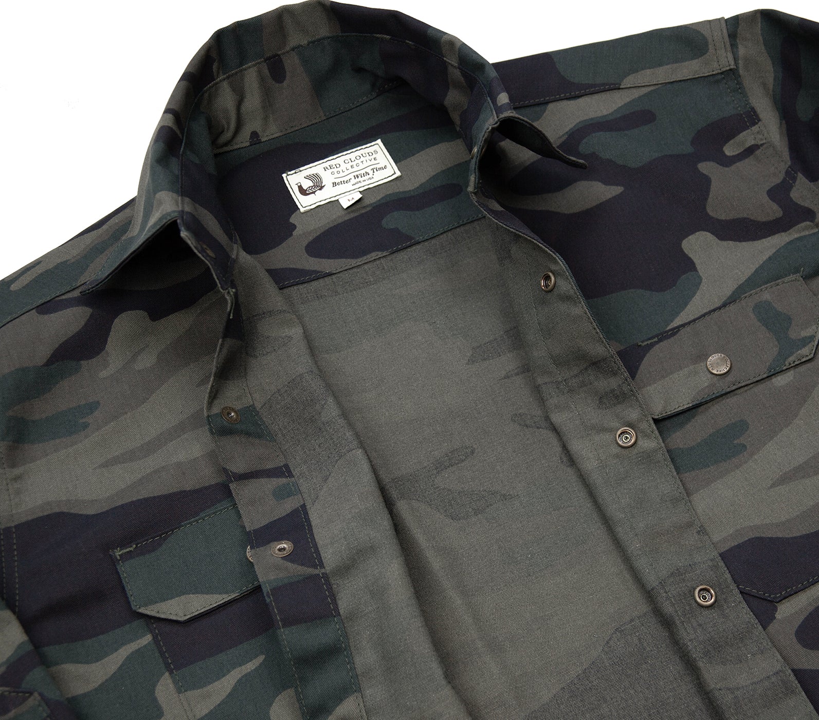 Witham Work Shirt - Woodland Camo