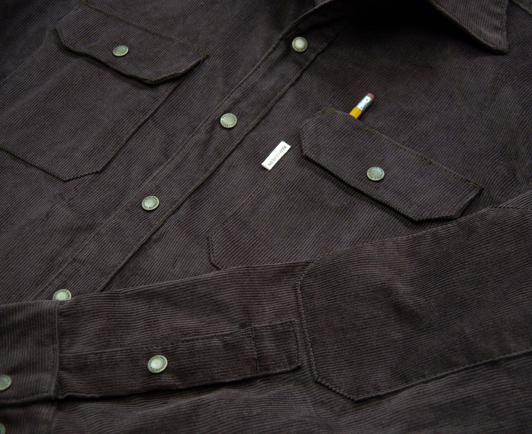 Witham Work Shirt - Chocolate Corduroy