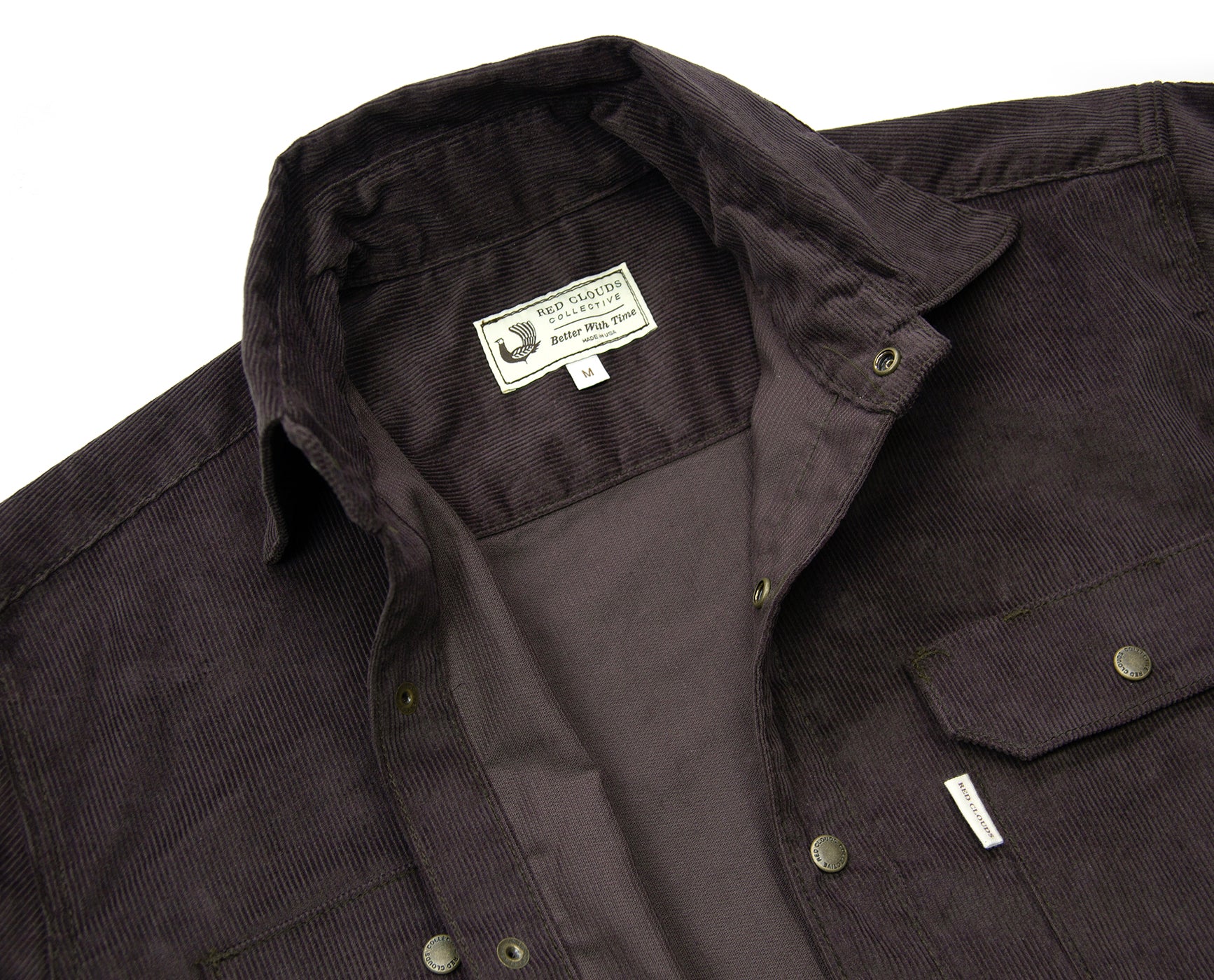 Witham Work Shirt - Chocolate Corduroy