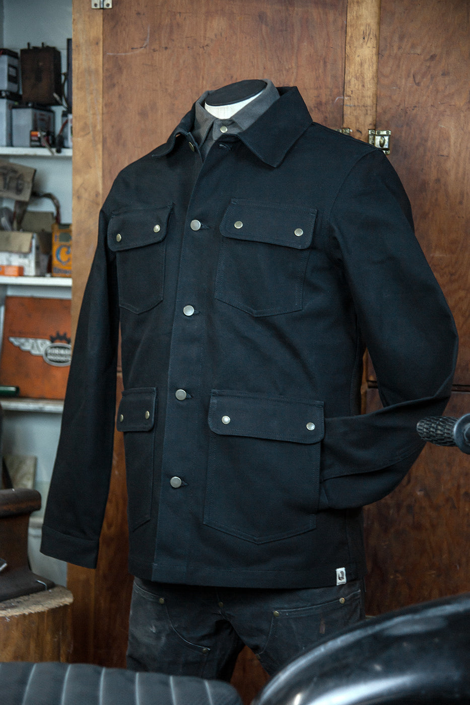 Great Northern Chore Coat - Black Canvas