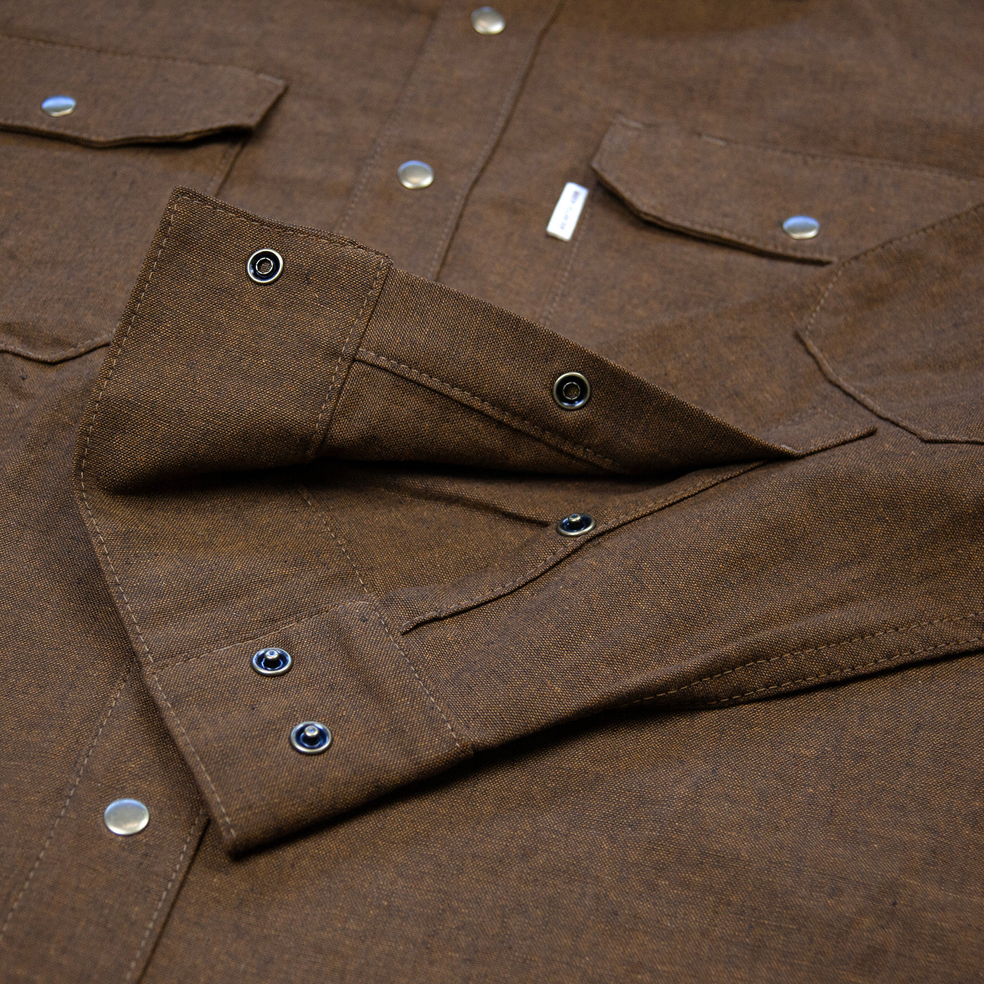 Witham Linen Shirt - Cinnamon Brown