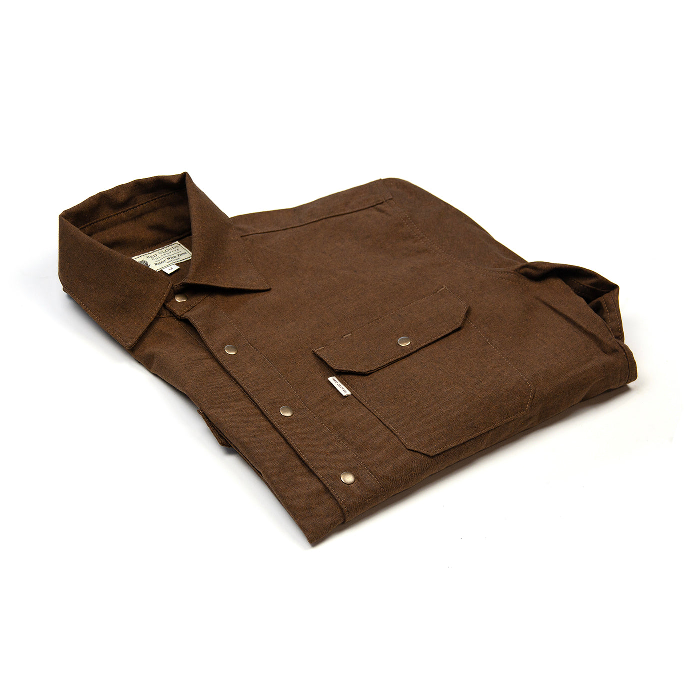 Witham Linen Shirt - Cinnamon Brown