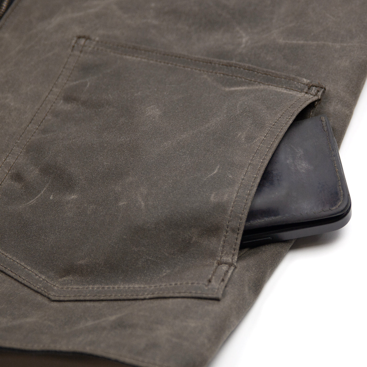 Reversible Vest - Havana Waxed Canvas
