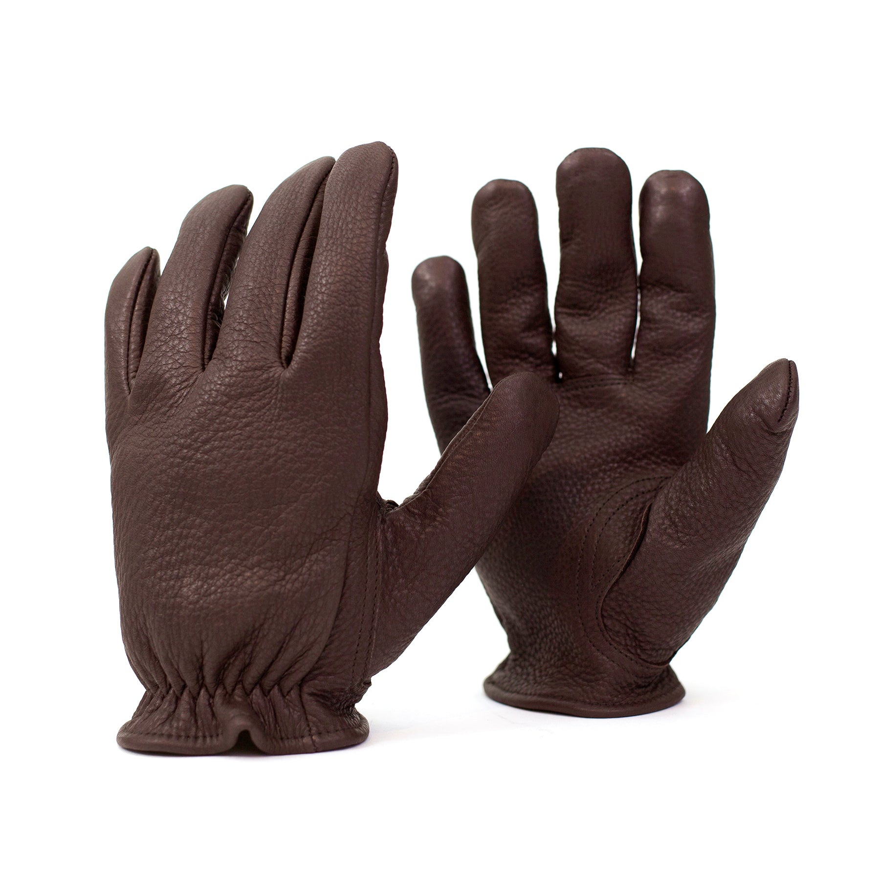 Kevlar Lined Leather Gloves - Brown
