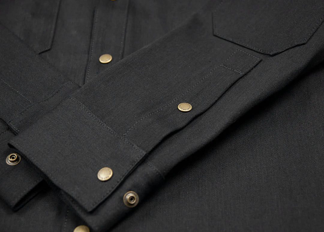 Witham Work Shirt - Black Twill