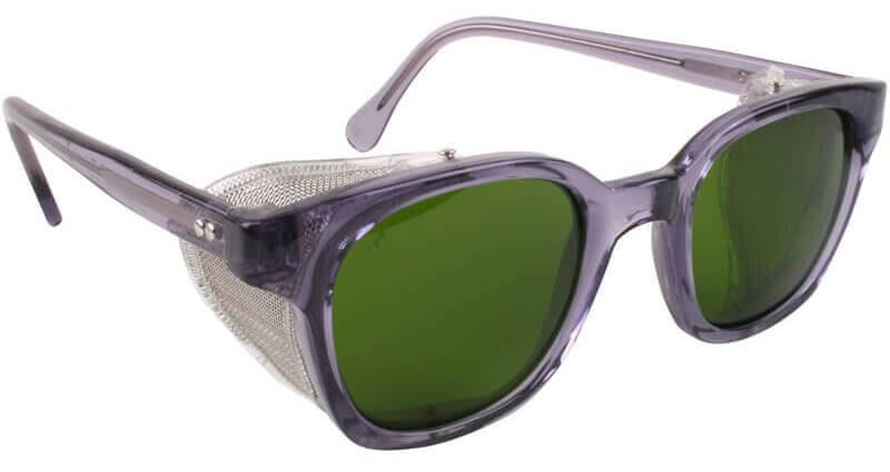 Traditional Safety Glasses - Green Lens
