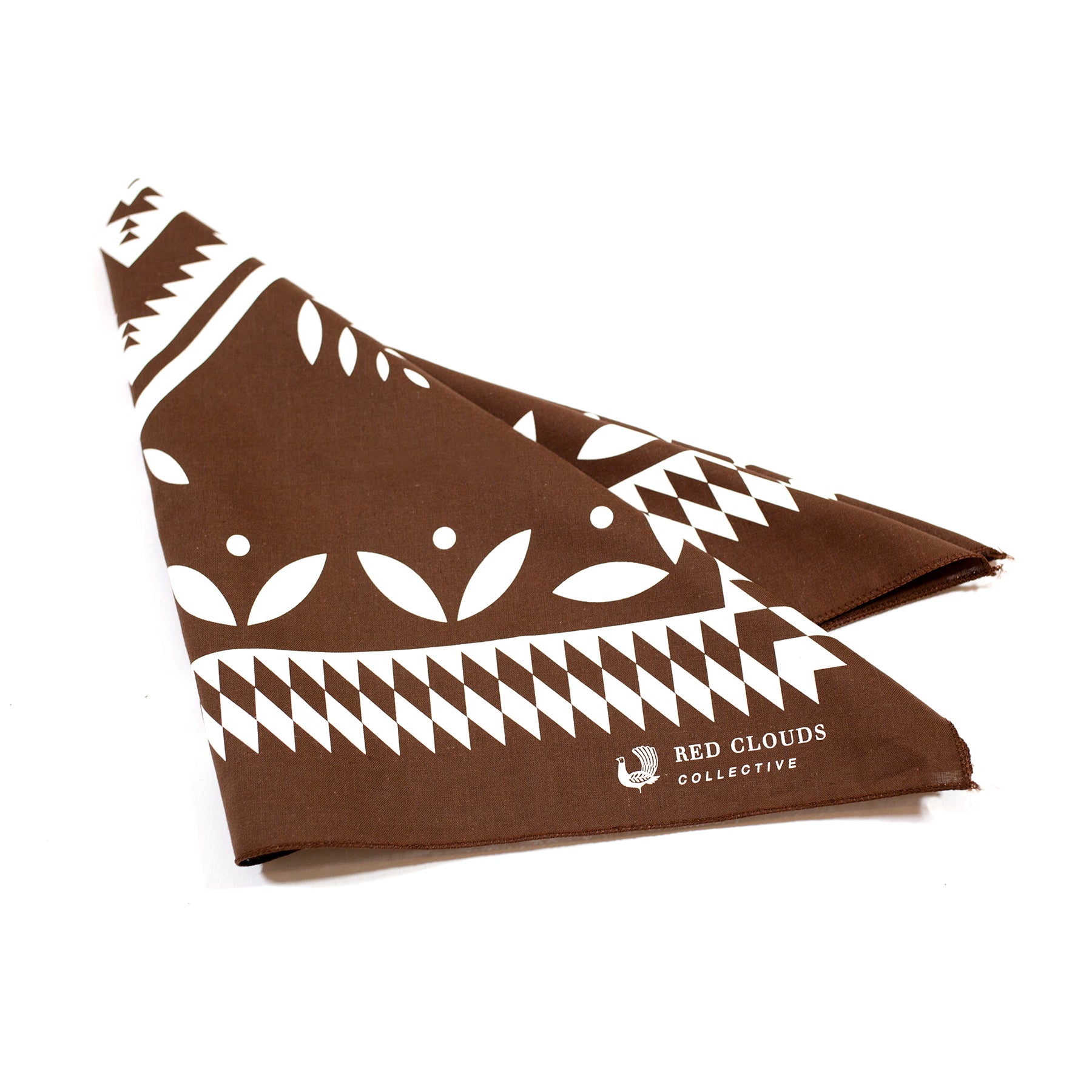 red clouds bandana, usa made bandana, bandana, cotton bandana, red clouds collective