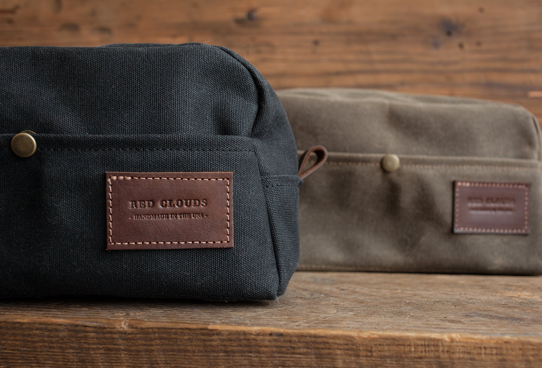 dopp kit, waxed canvas dopp kit, leather dopp kit, travel bag, toiletry bag, travel kit, made in usa, handcrafted, custom bag, portland, made in america, handmade, portland craft, best dopp kit