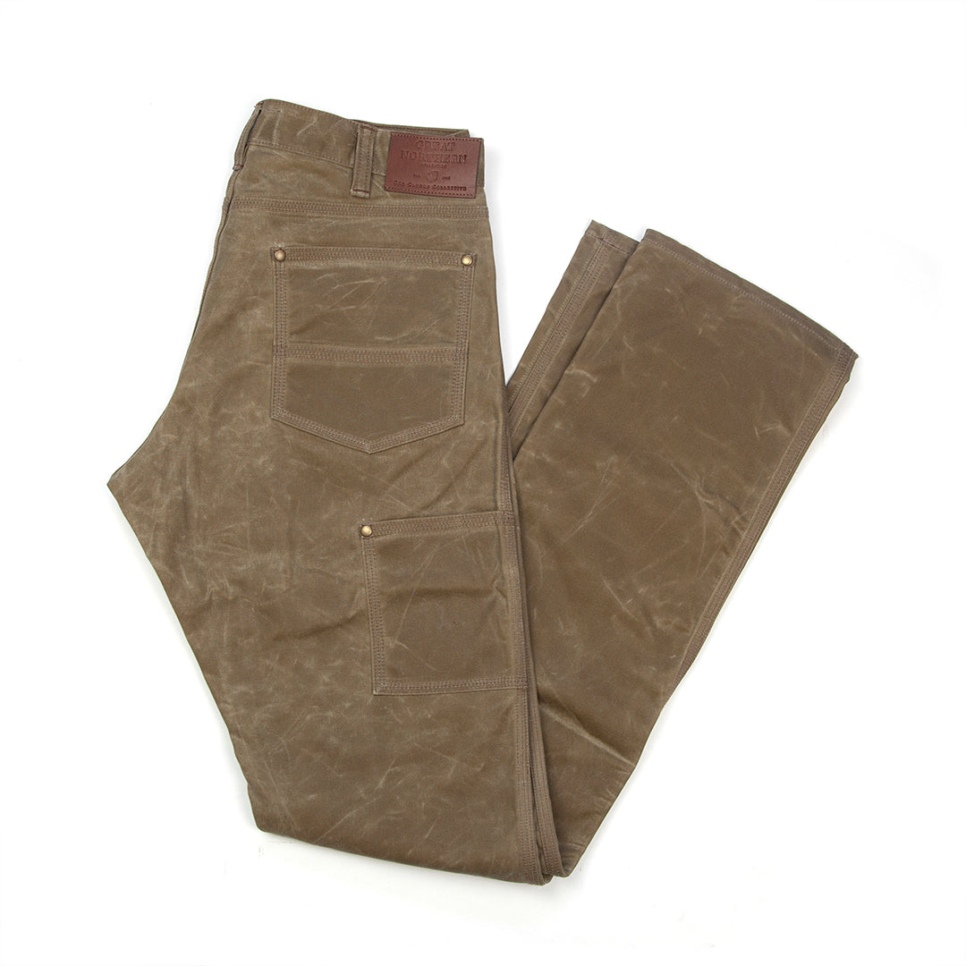 GN.01 Waxed Canvas Fitted Work Pant - Field Tan