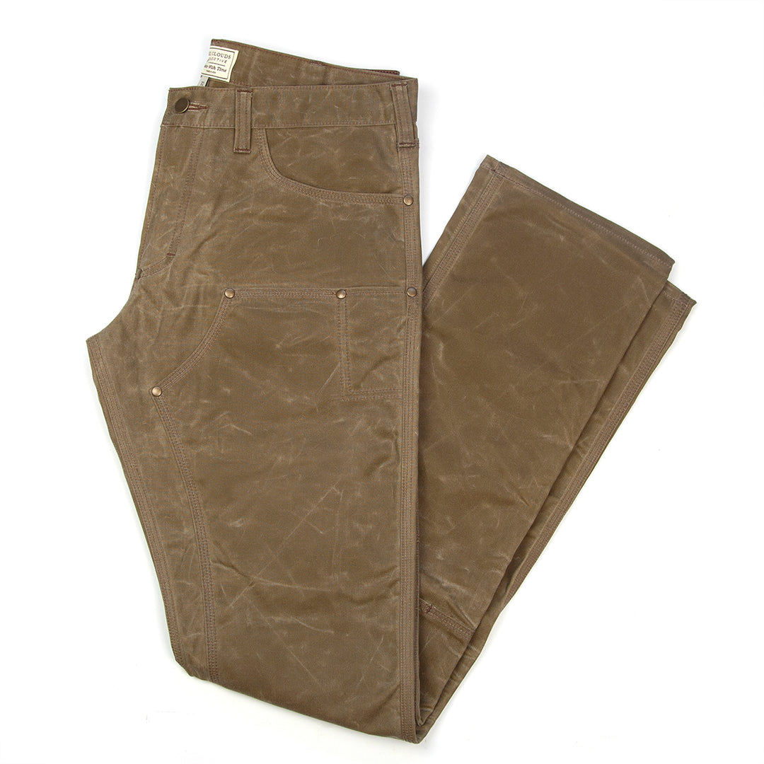 GN.01 Waxed Canvas Fitted Work Pant - Field Tan