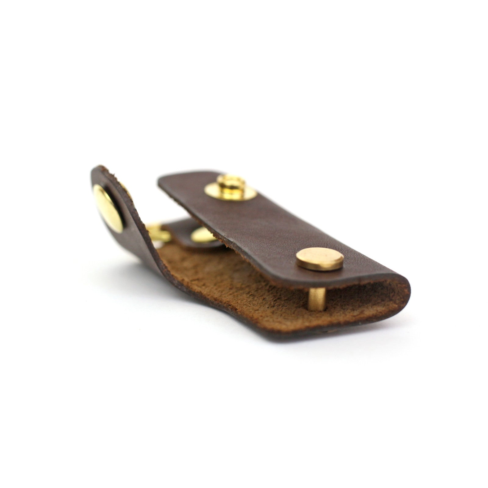 Leather Key Case - Walnut