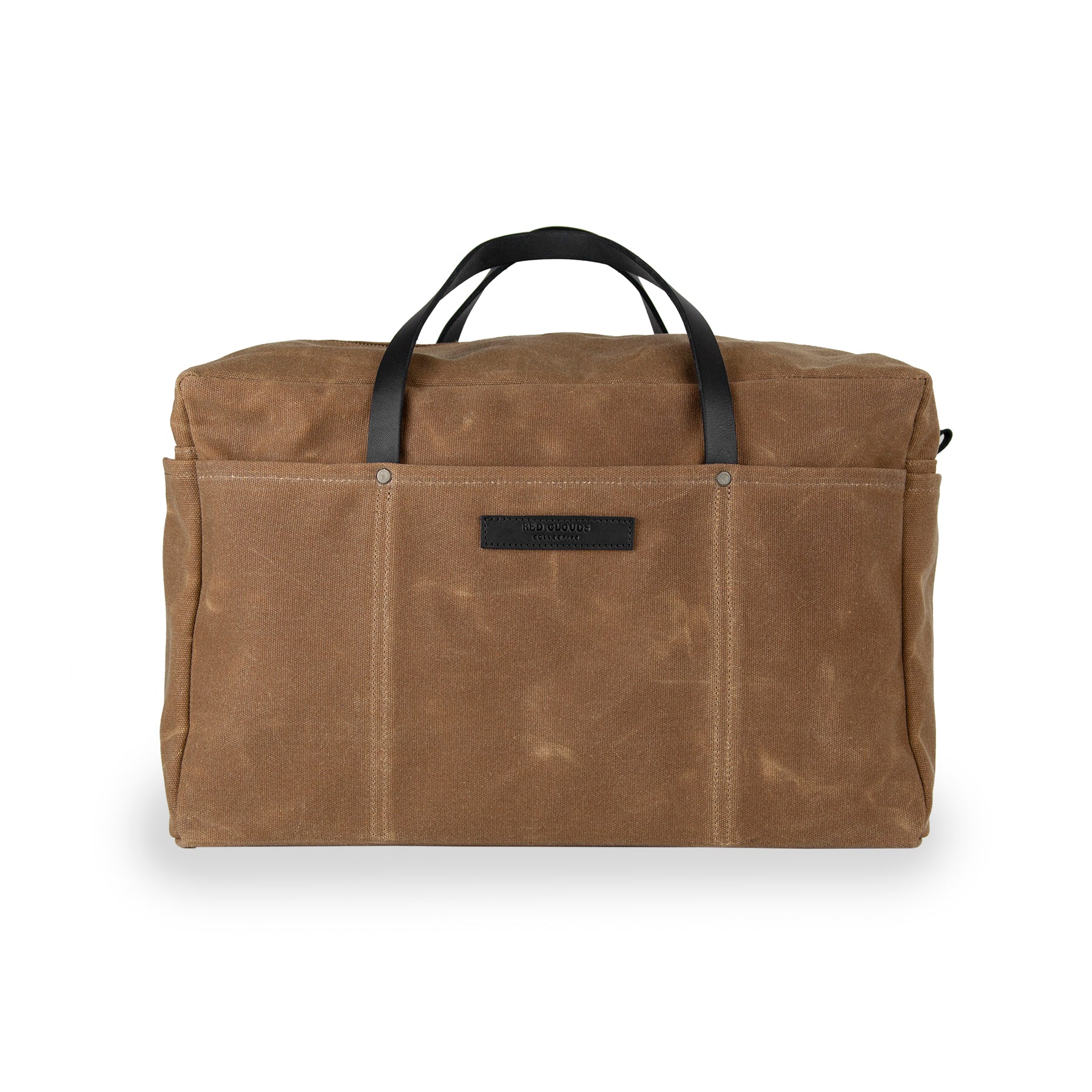duffle bag, waxed canvas bag, travel bag, made in usa bag, red clouds backpack, bag, duffle, portland
