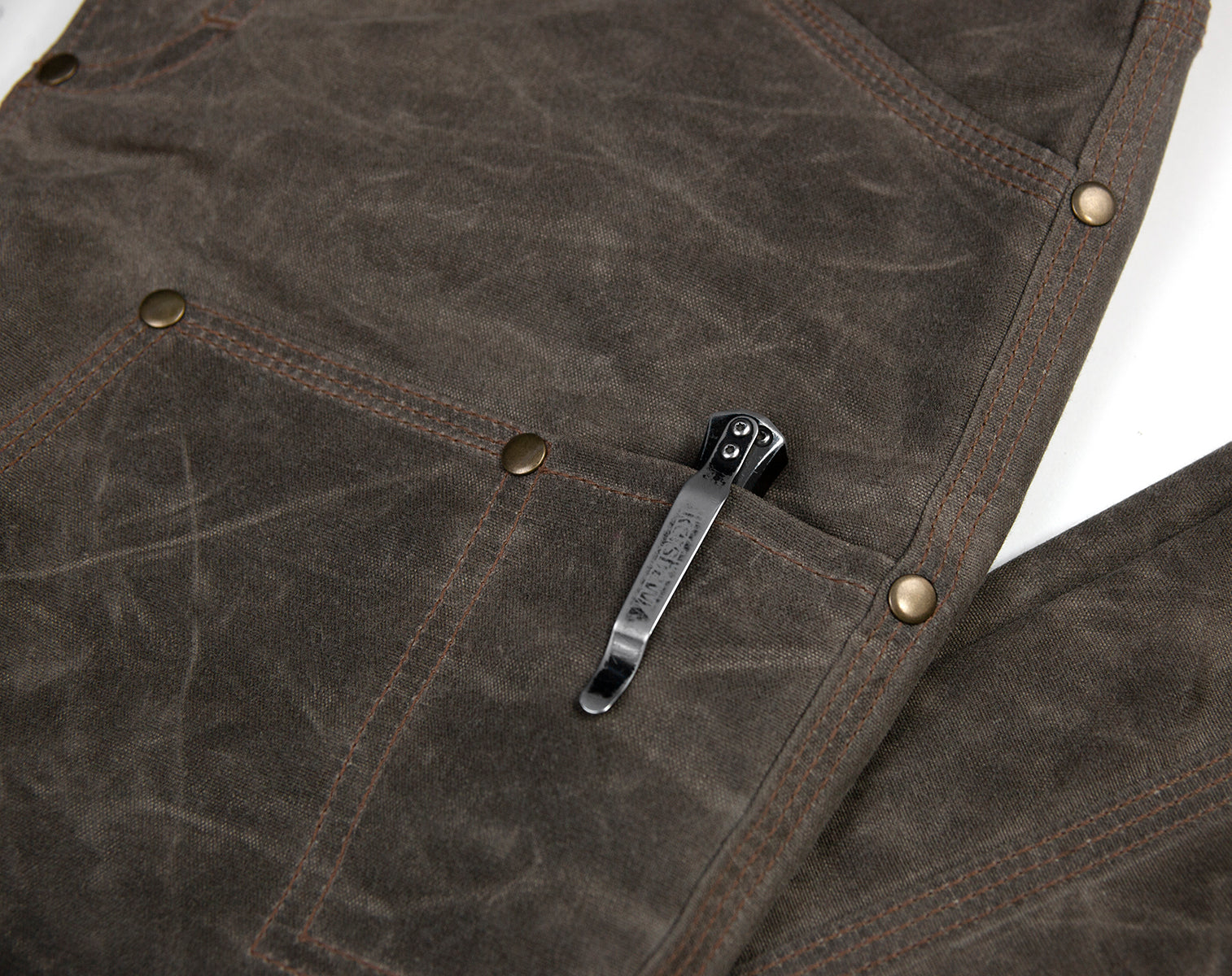 GN.05 Women's Waxed Canvas Fitted Work Pant - Havana