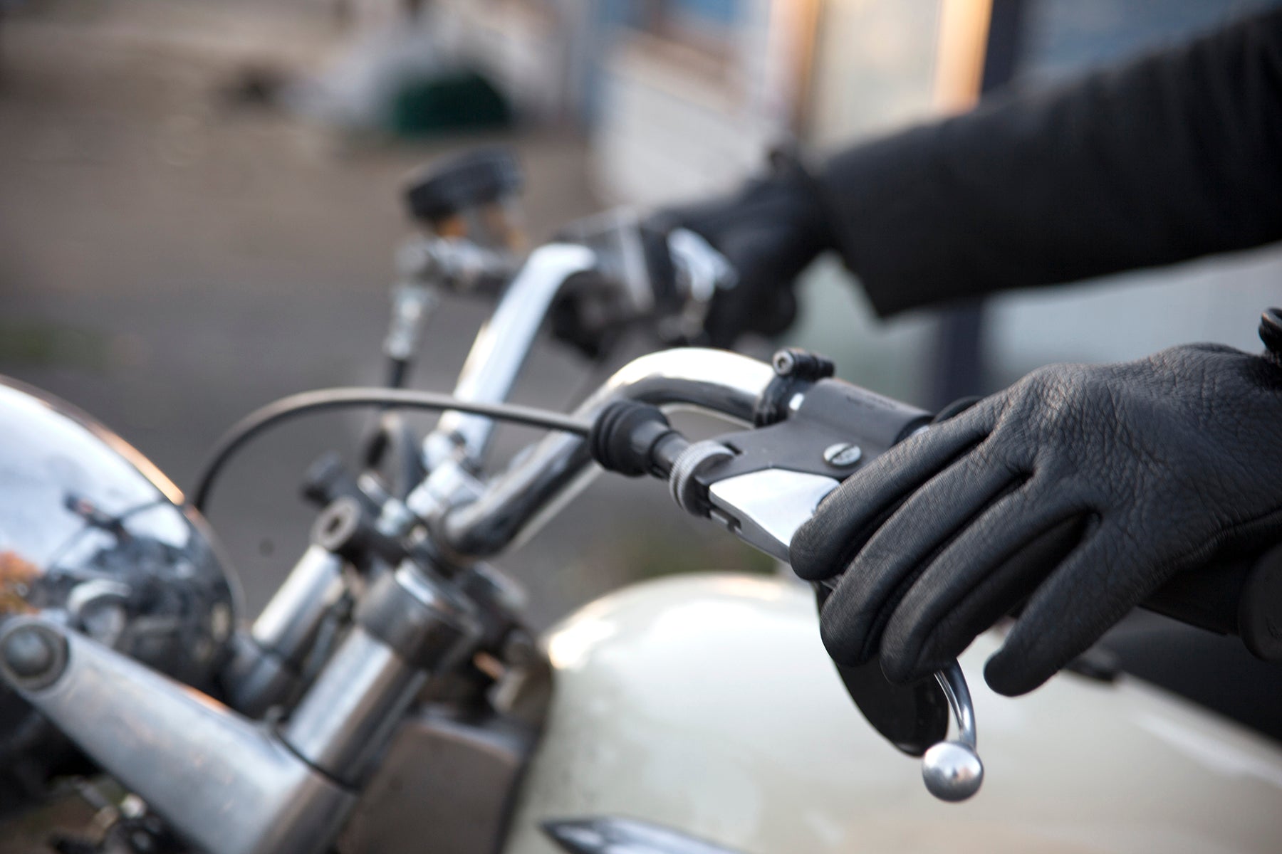 Kevlar gloves, moto gloves, leather glove, kevlar moto glove, kevlar lined gloves, black gloves, made in usa, red clouds gloves