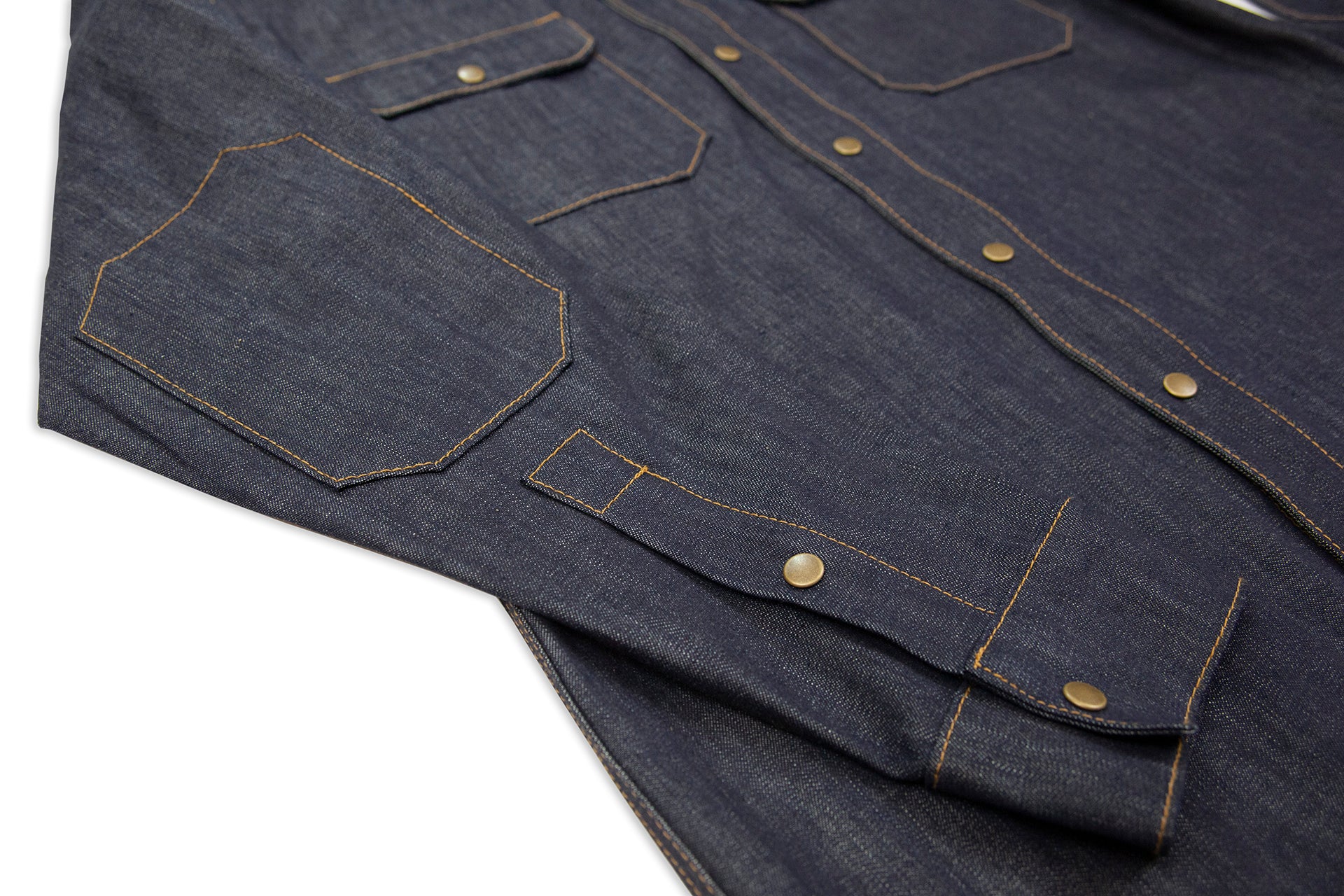 selvage denim work shirt, work shirt, made in usa, durable shirt, heavy duty shirt, made to last, made in portland, quality clothing, durable work shirt, selvage denim, moto, witham work shirt, red clouds shirt