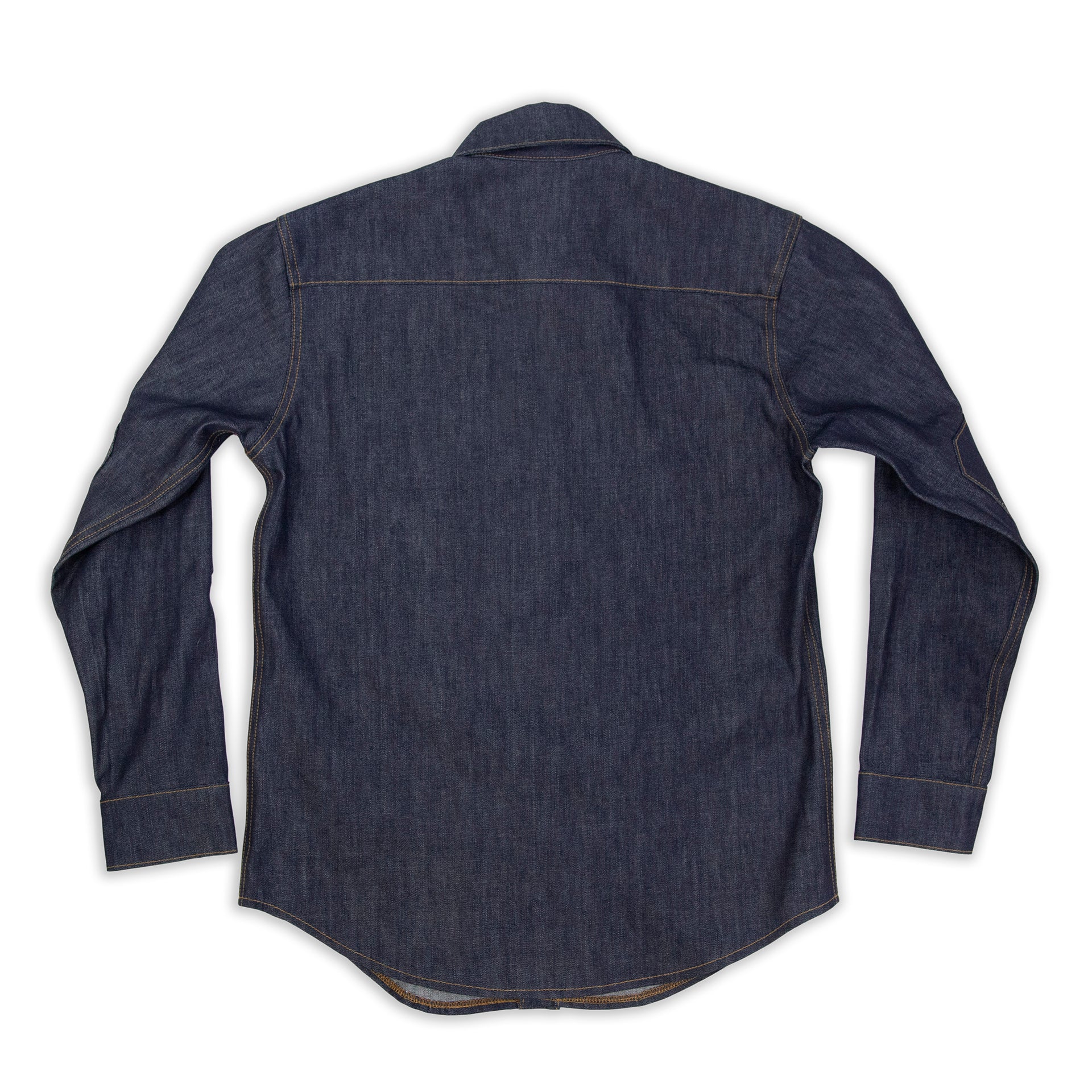 selvage denim work shirt, work shirt, made in usa, durable shirt, heavy duty shirt, made to last, made in portland, quality clothing, durable work shirt, selvage denim, moto, witham work shirt, red clouds shirt