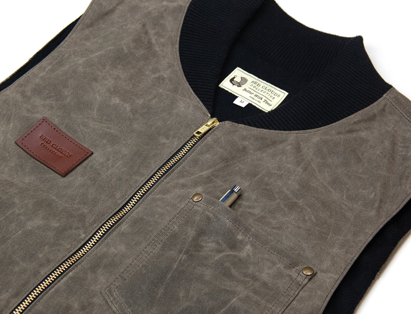Hawthorne Vest - Havana Waxed Canvas