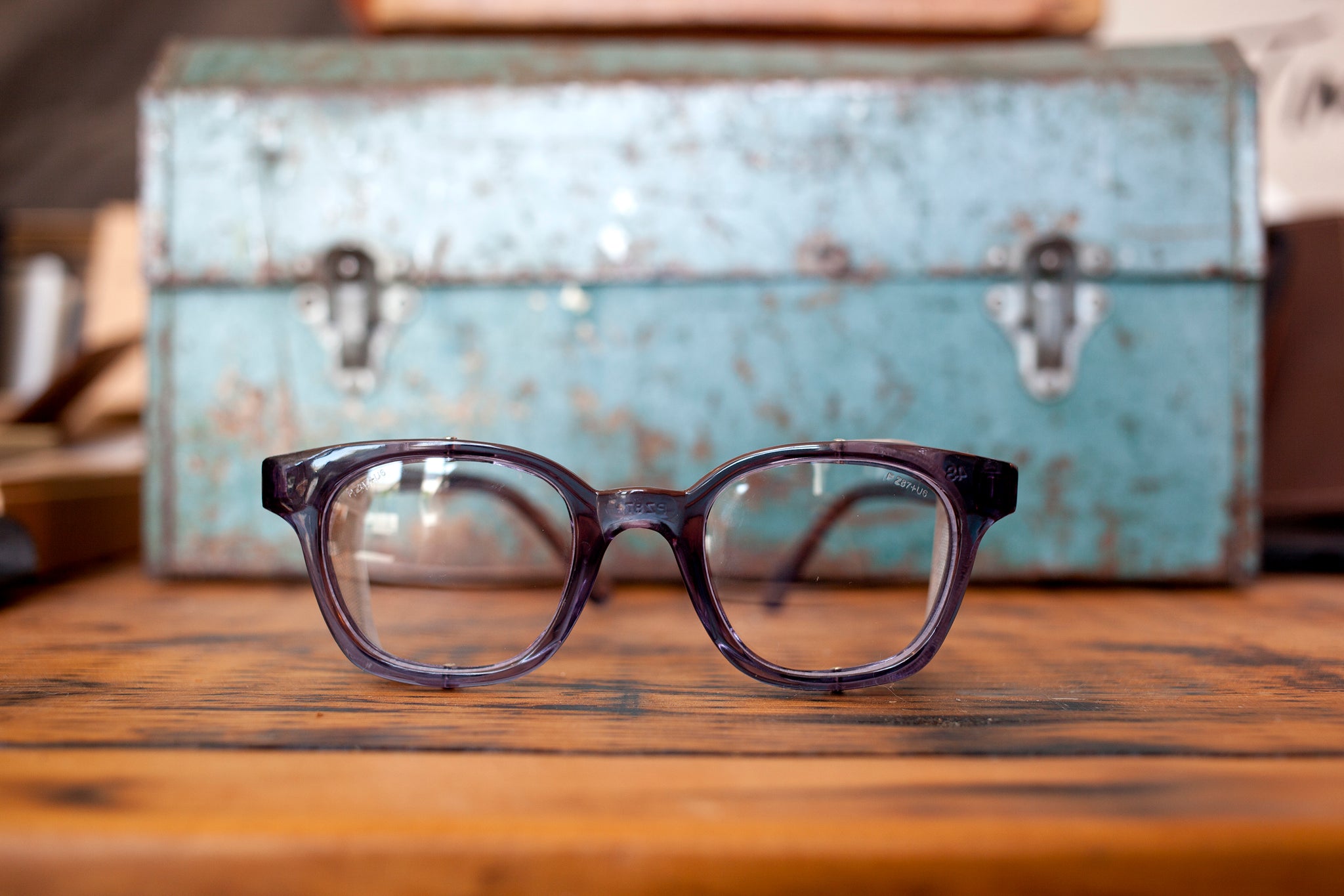 Traditional Safety Glasses - Green Lens
