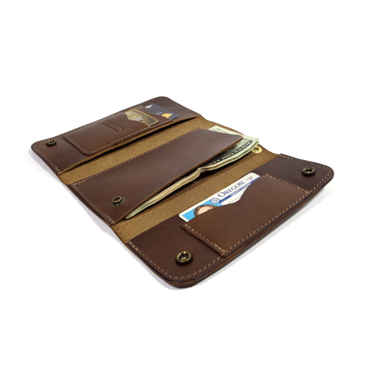 Trucker Wallet, leather, handmade
