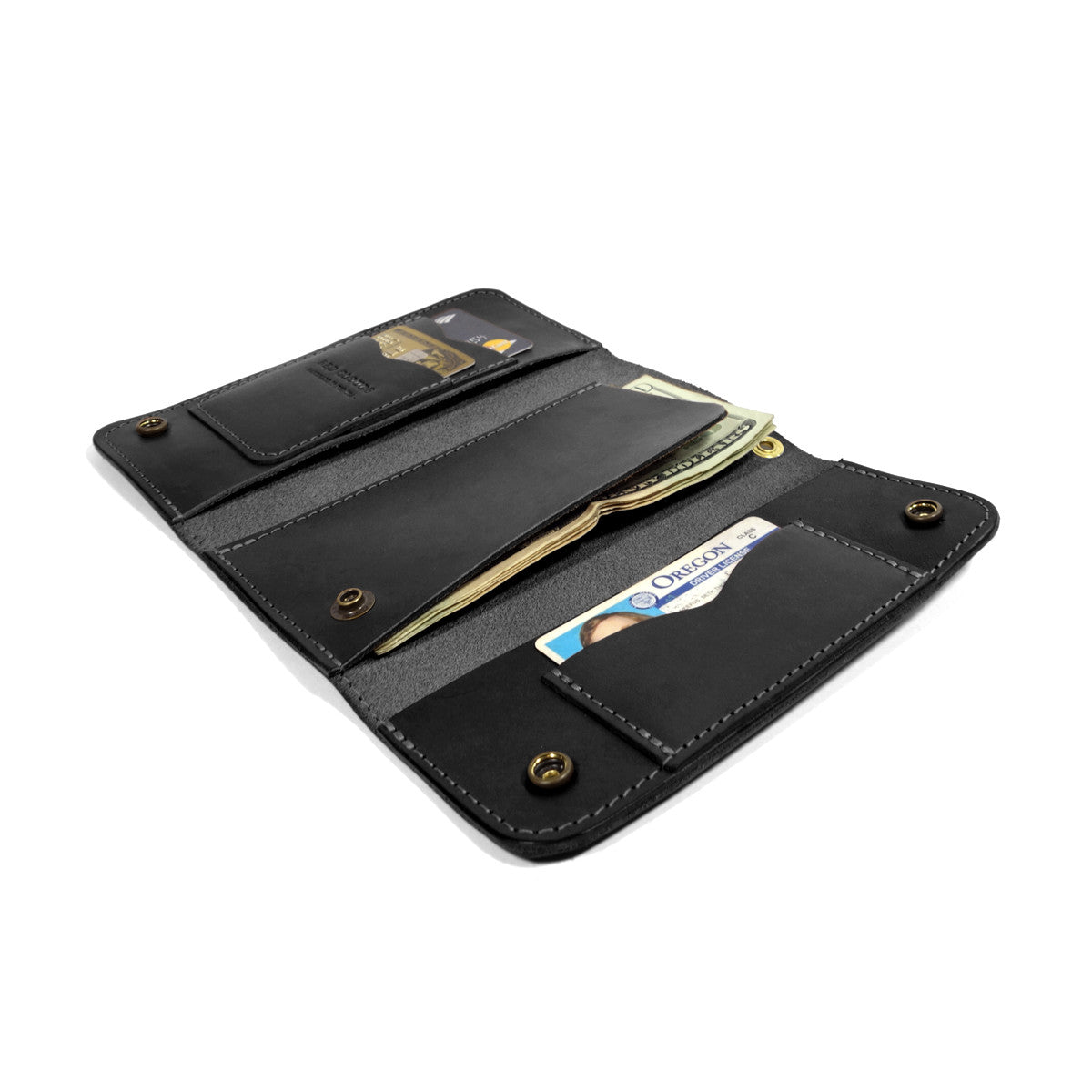 Trucker Wallet, leather, handmade