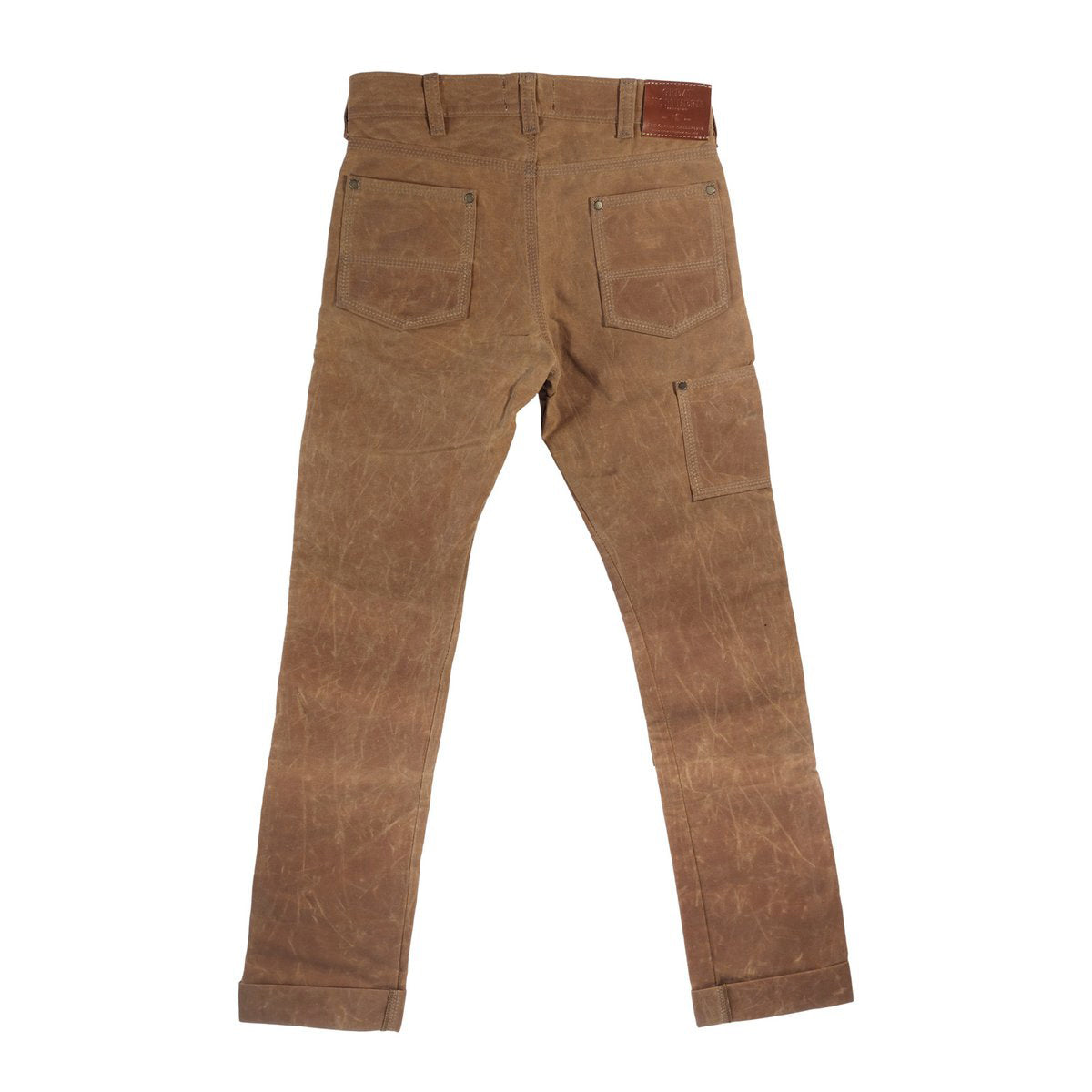 GN.01 Waxed Canvas Fitted Work Pant - Brush Brown