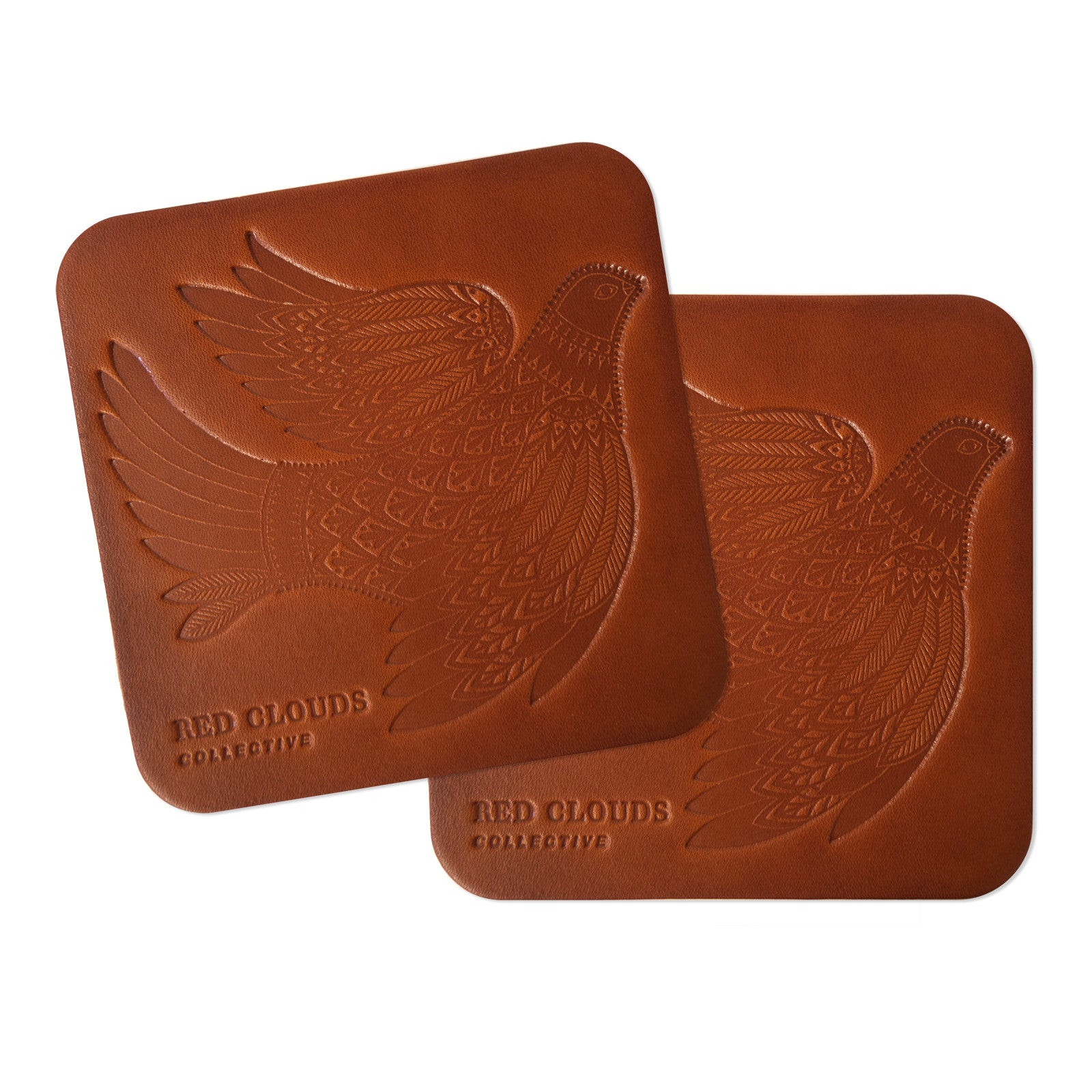 leather, leather beer coaster, leather drink coaster, handmade, handcrafted in the usa, american made, set of leather coasters