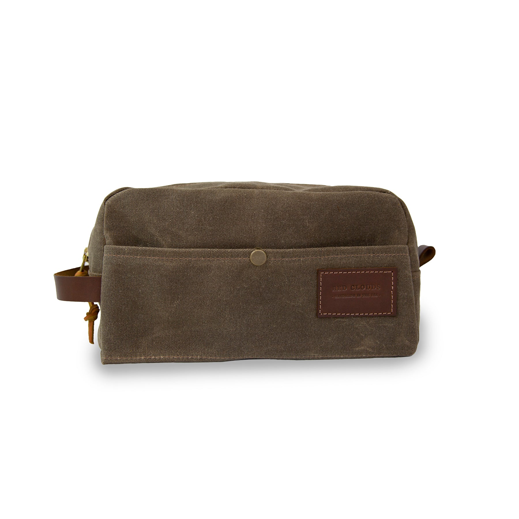 dopp kit, waxed canvas dopp kit, leather dopp kit, travel bag, toiletry bag, travel kit, made in usa, handcrafted, custom bag, portland, made in america, handmade, portland craft, best dopp kit