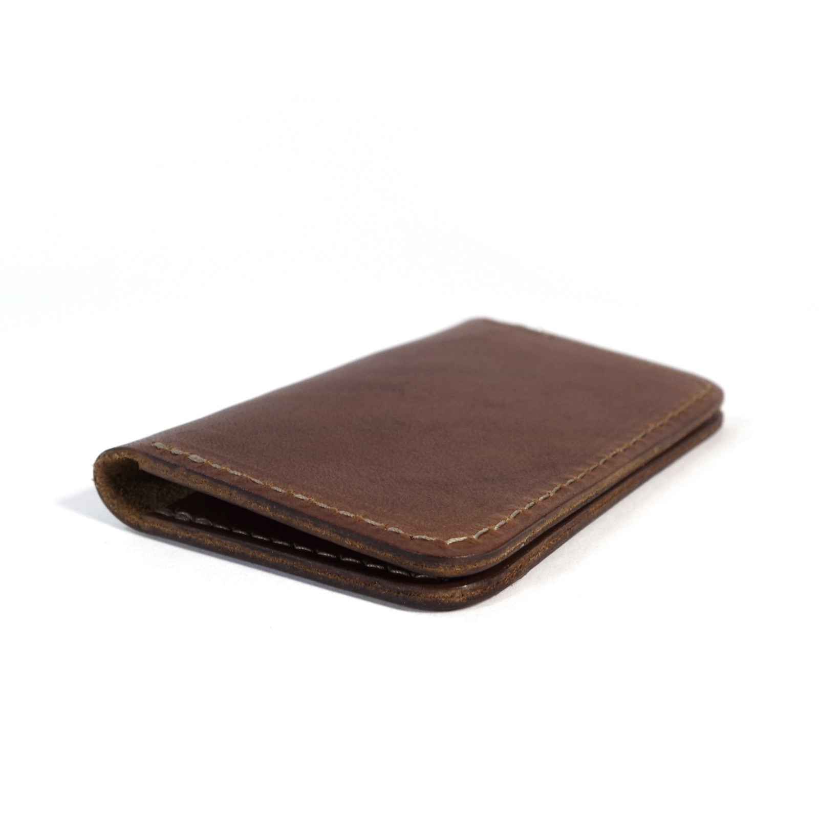 Frontside wallet. Card wallet. slim card case. leather card wallet. For those who like to keep their wallets in their front pockets. Slim enough to comfortably carry and large enough to fit your essential cards and some cash.  3/4oz Herman Oak Vegetable-Tanned Leather 2 Card-Slots