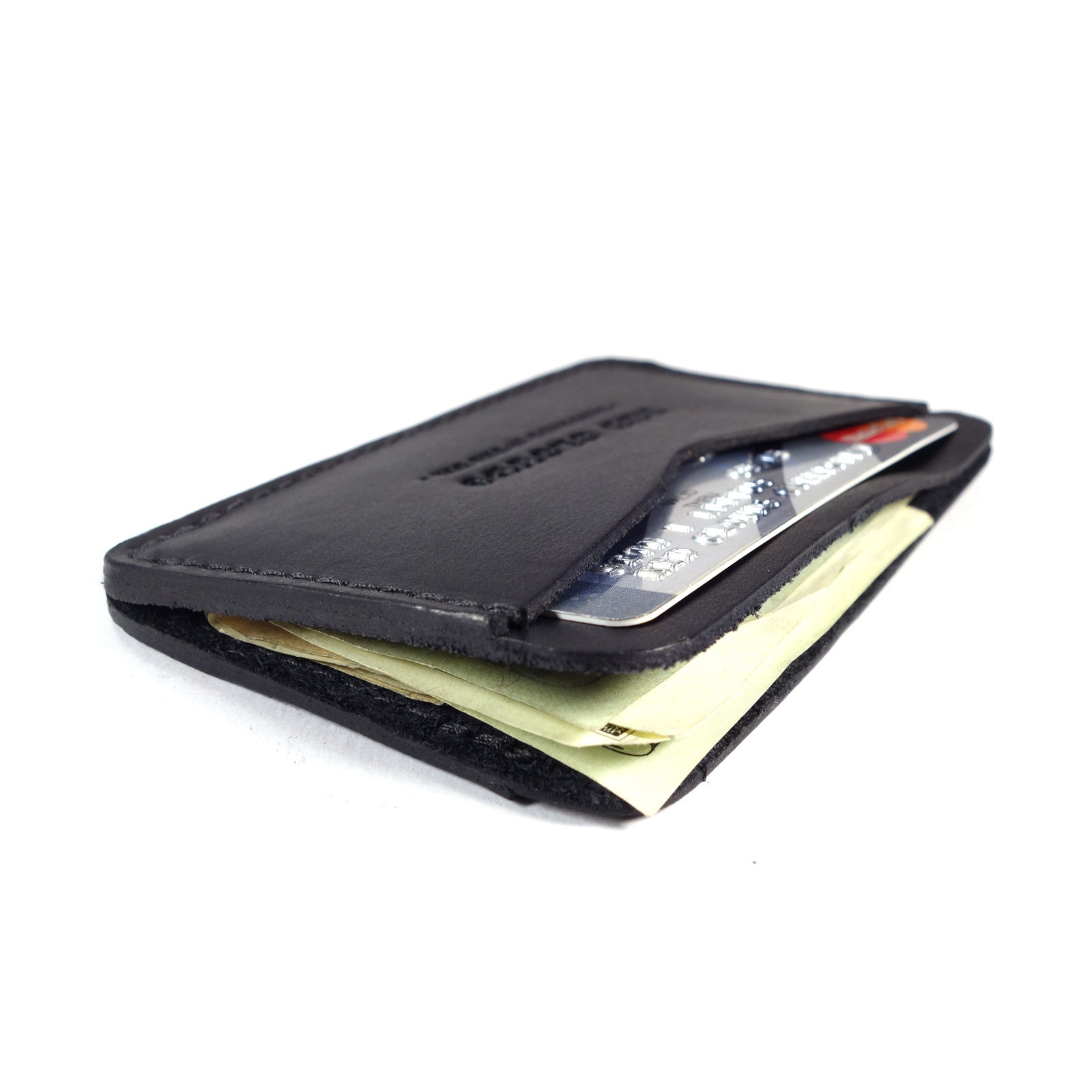 Frontside wallet. Card wallet. slim card case. leather card wallet. For those who like to keep their wallets in their front pockets. Slim enough to comfortably carry and large enough to fit your essential cards and some cash.  3/4oz Herman Oak Vegetable-Tanned Leather 2 Card-Slots, 1 center card slot
