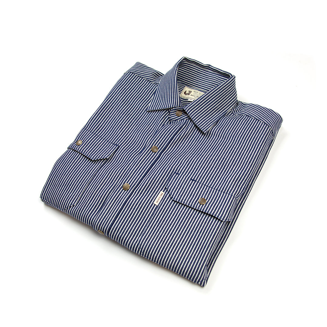 Witham Work Shirt - Hickory Stripe