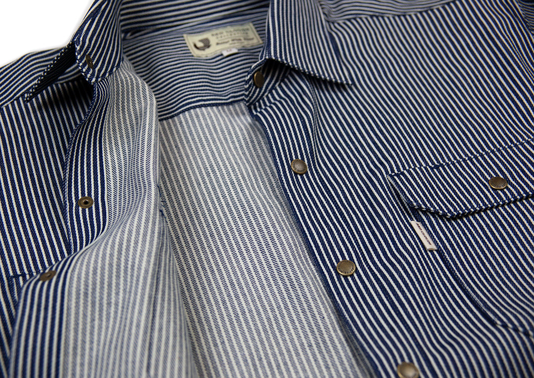 Witham Work Shirt - Hickory Stripe