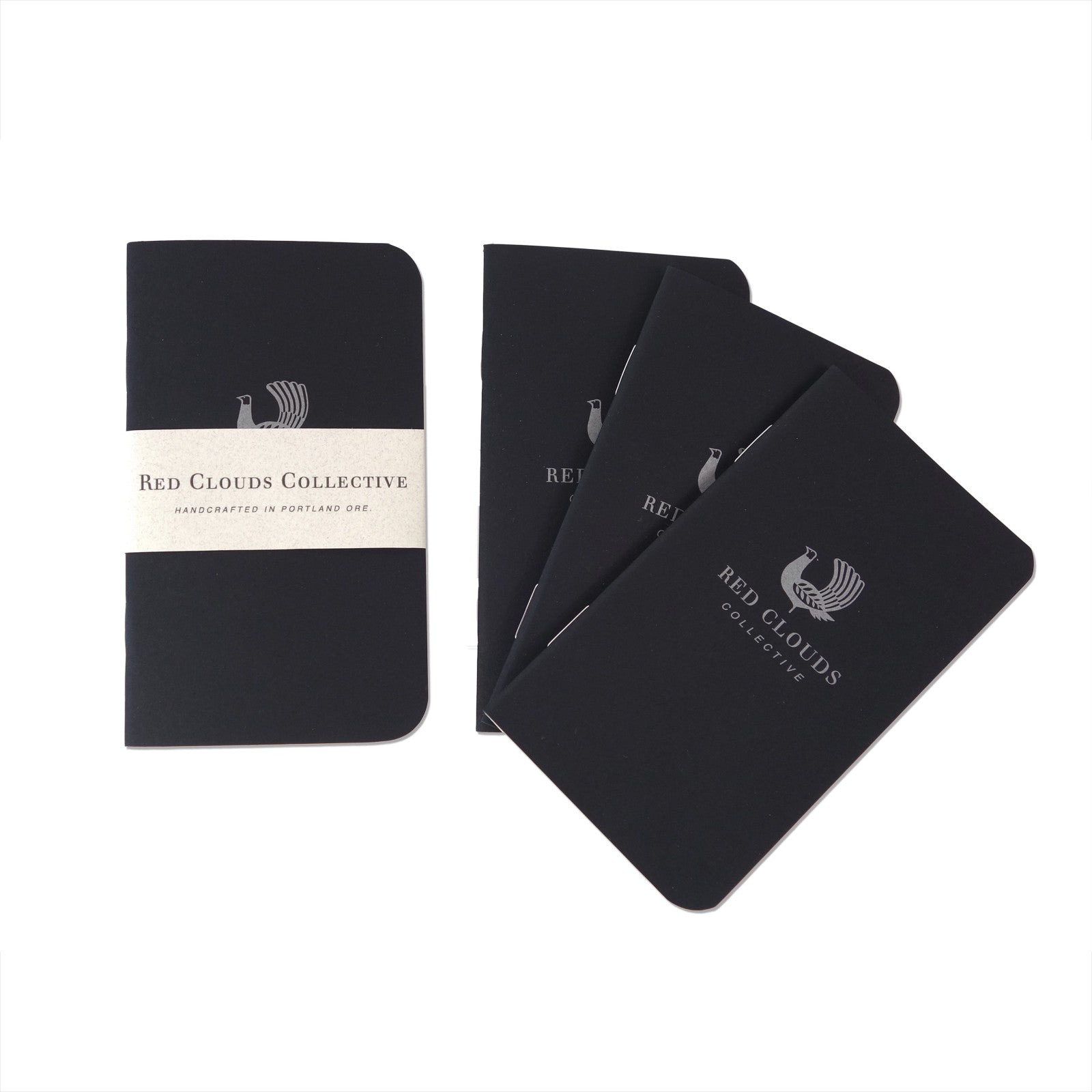 Sketchbook, notebook, mini notebook, small notebook, small sketchbook, small field notes, small moleskine, tiny field notes, tiny moleskine, red clouds sketchbook, pack of notebooks, Available in a pack of 3, the Replacement Sketchbook can be used in our GOODbook or on its own. Each booklet has 20 blank ivory pages with rounded corners.