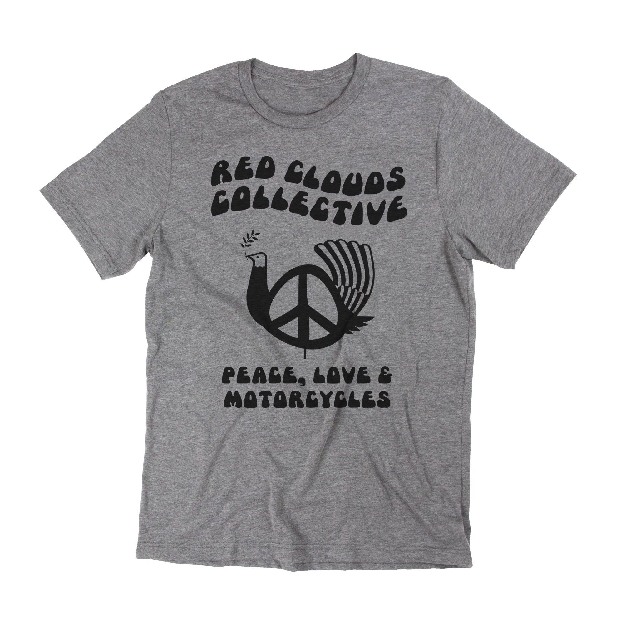 Peace Bird Tee - TRIBLEND GREY