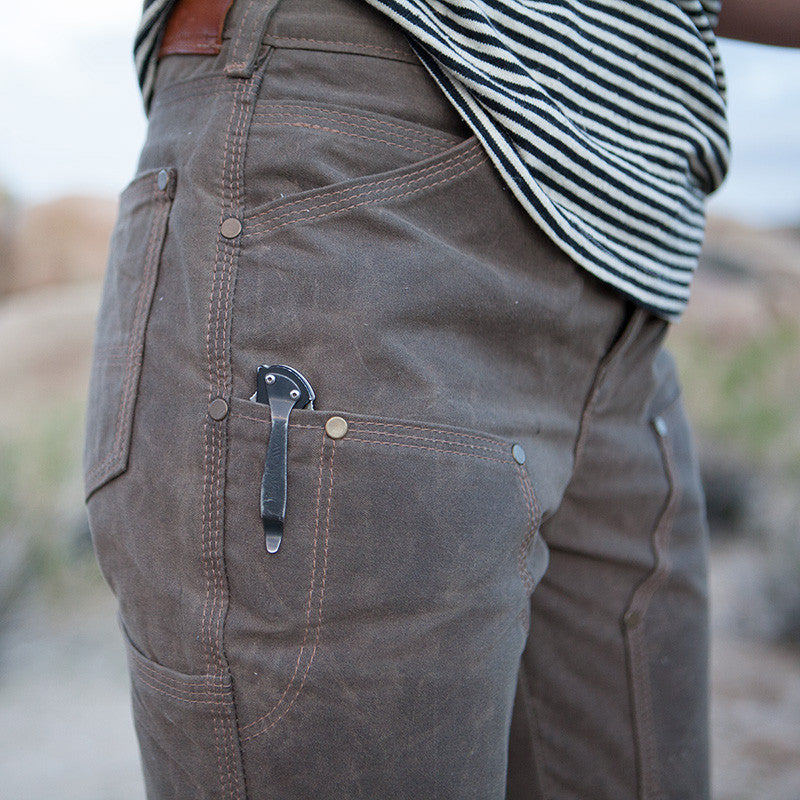 Waxed Canvas Work Pant, Fitted work pant, waxed canvas pants, pants made in usa, made in Portland Oregon, durable pants, best waxed canvas pants, slim fit work pant, red clouds pants, waxed cotton pants, pants made to last, women's work pants, waxed canvas girls pant, women's work pant, work pant for women, made in usa, oil cloth, waxed cotton