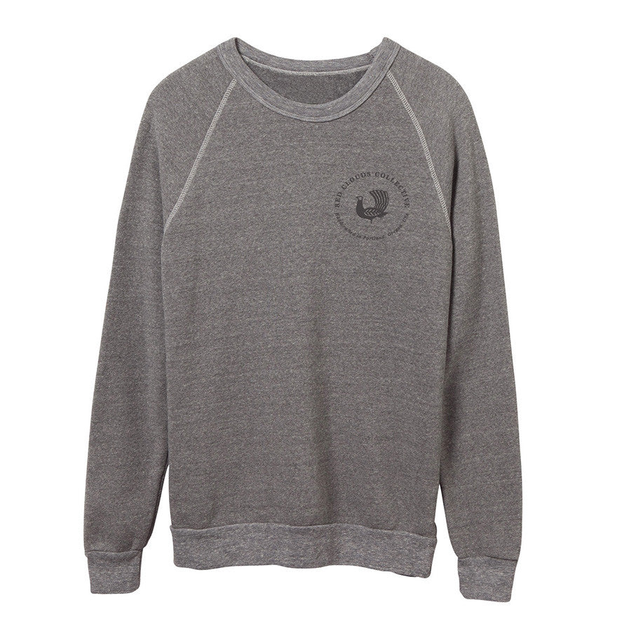 Red Clouds collective sweatshirt, red clouds shirt, red clouds logo shirt, american made, made in portland, american apparel shirt, made in usa, red clouds