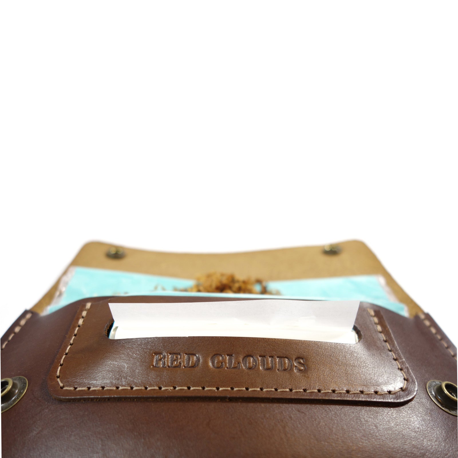 tobacco pouch, leather pouch, leather case, rolling pouch, rolling tobacco, made in usa, handmade, handcrafted