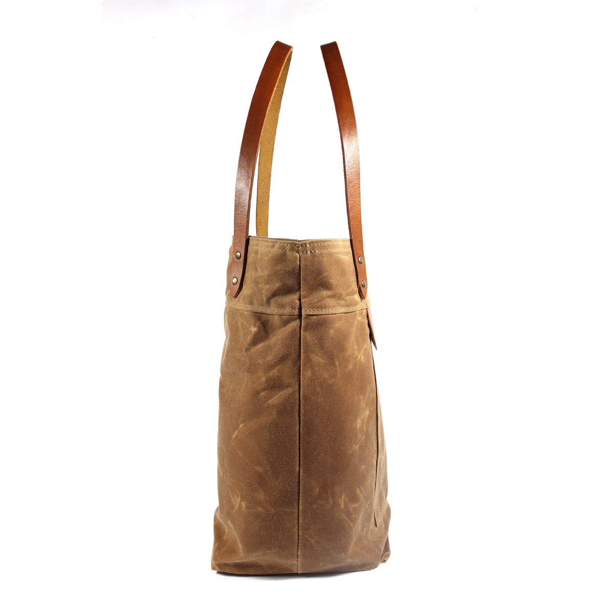 tote bag, waxed canvas tote bag, waxed cotton bag, waxed canvas bag, handmade tote bag, over the shoulder tote, red clouds tote bag