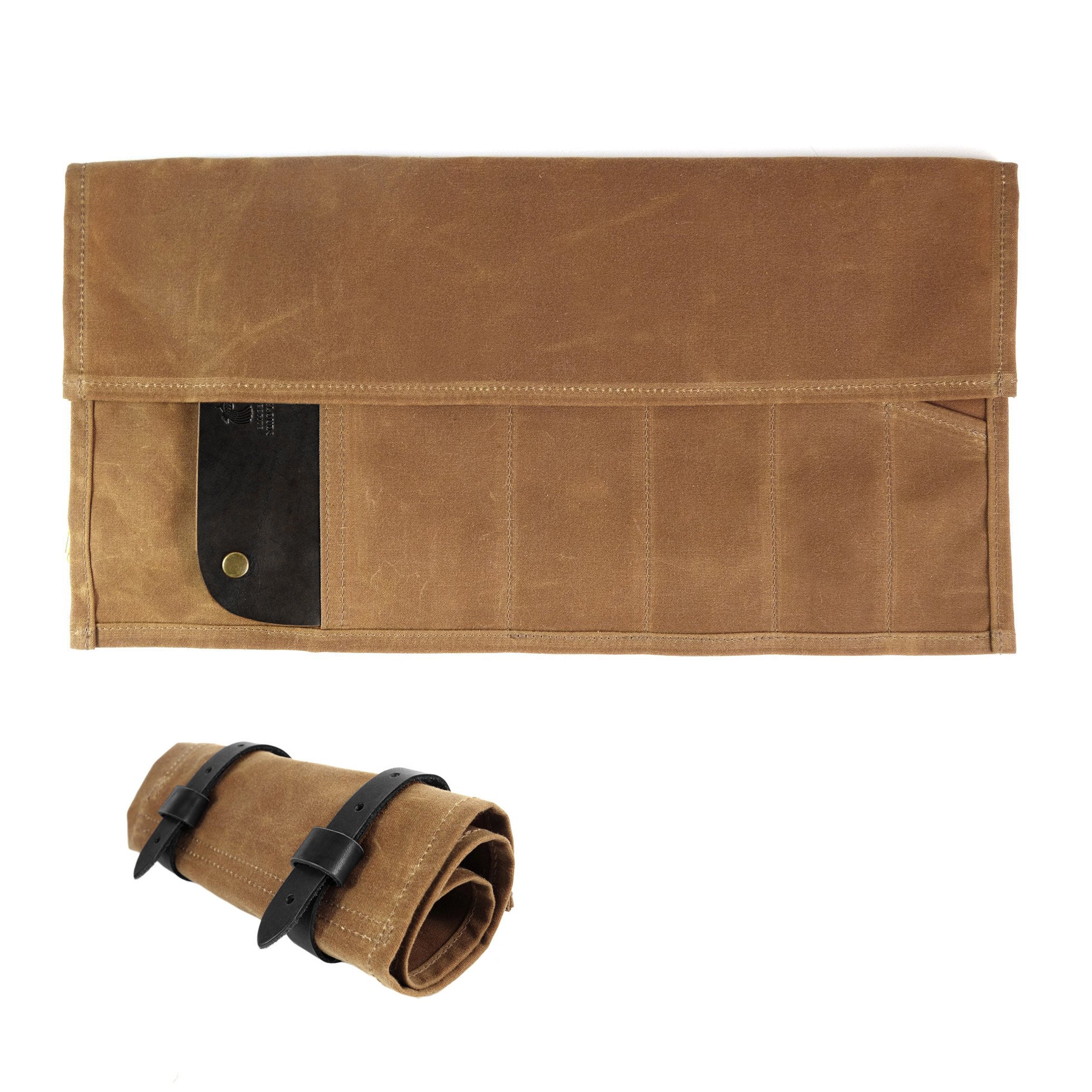 tool roll, tool wrap, waxed canvas, made in usa, moto tool bag, motorcycle tool roll, tools, garage, fix, repair, shop life, landseer tool roll