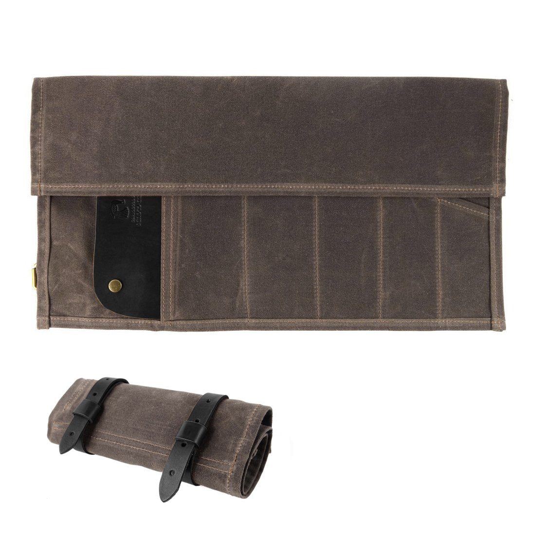 tool roll, waxed canvas, moto bag, motorcycle tool roll, tool wrap, garage life, old truck, classic car, vintage motorcycle, enduro, dual sport, good runner, made in usa, landseer tool roll
