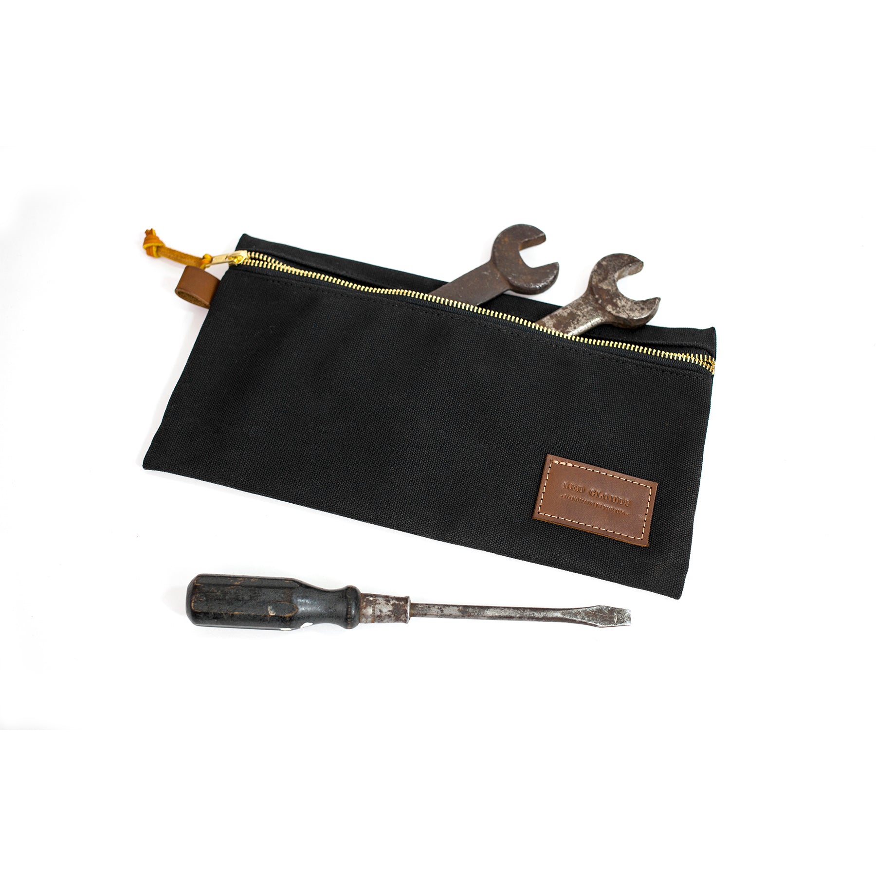 waxed canvas, otter wax, red clouds collective, wax, tin cloth, tool pouch, canvas, tool kit, tool roll, pencil kit, pencil pouch