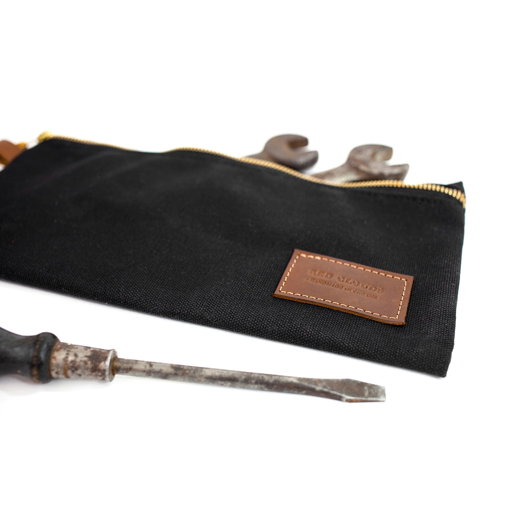 waxed canvas, otter wax, red clouds collective, wax, tin cloth, tool pouch, canvas, tool kit, tool roll, pencil kit, pencil pouch