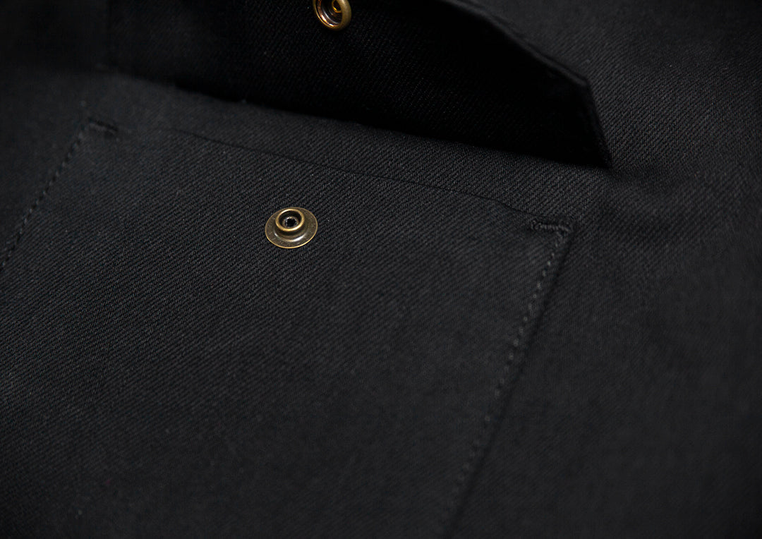 Witham Work Shirt - Black Twill