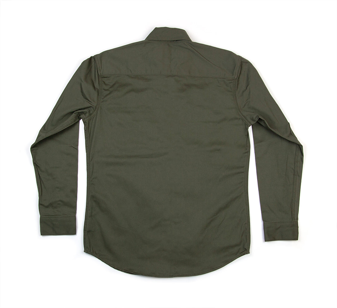Witham Work Shirt - Olive Twill