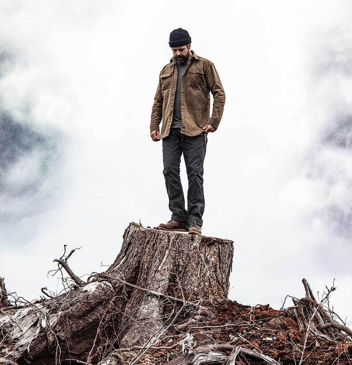 Witham Work Shirt - Havana Waxed Canvas