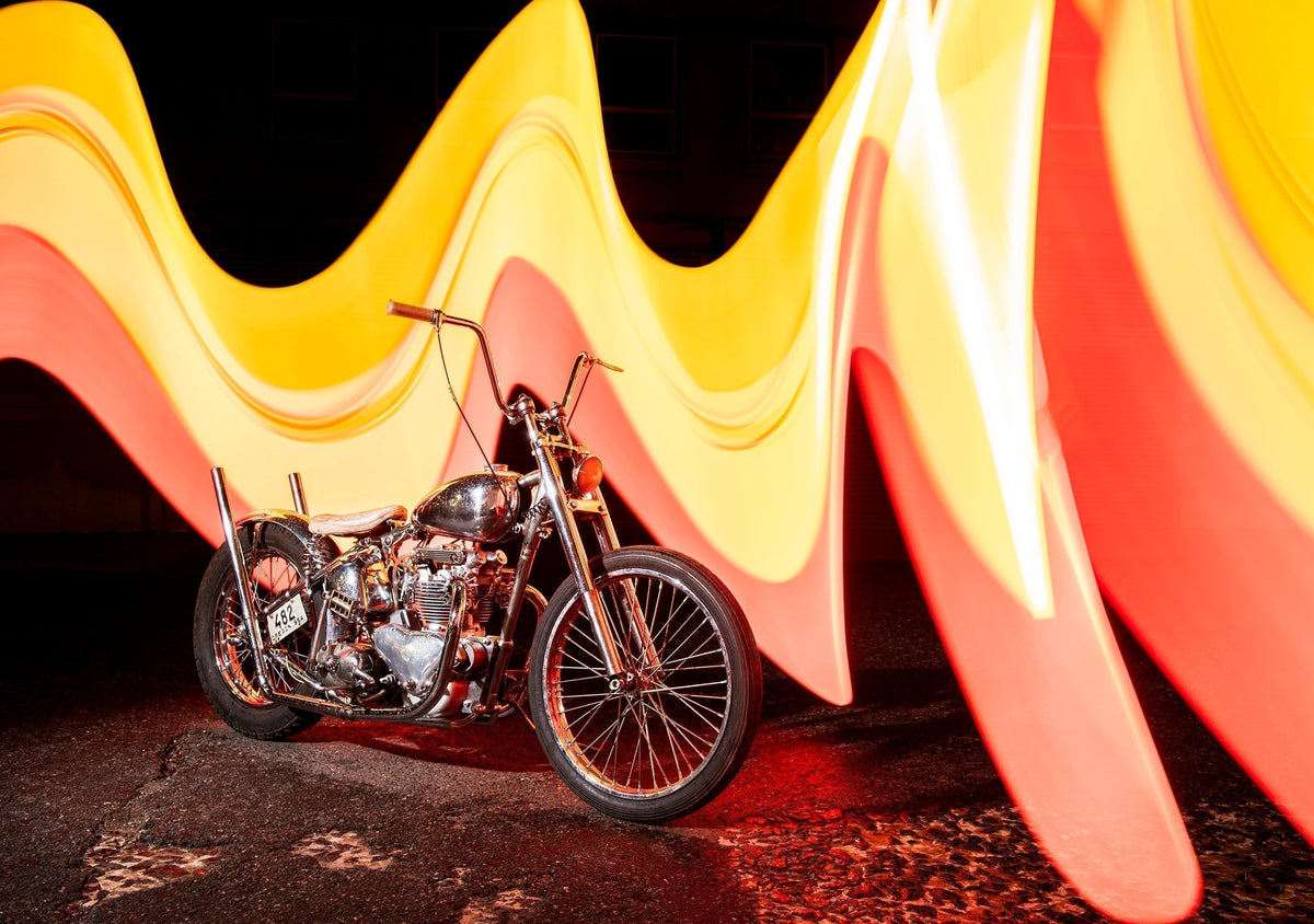 Old Chrome: Triumph Pre Unit Chopper