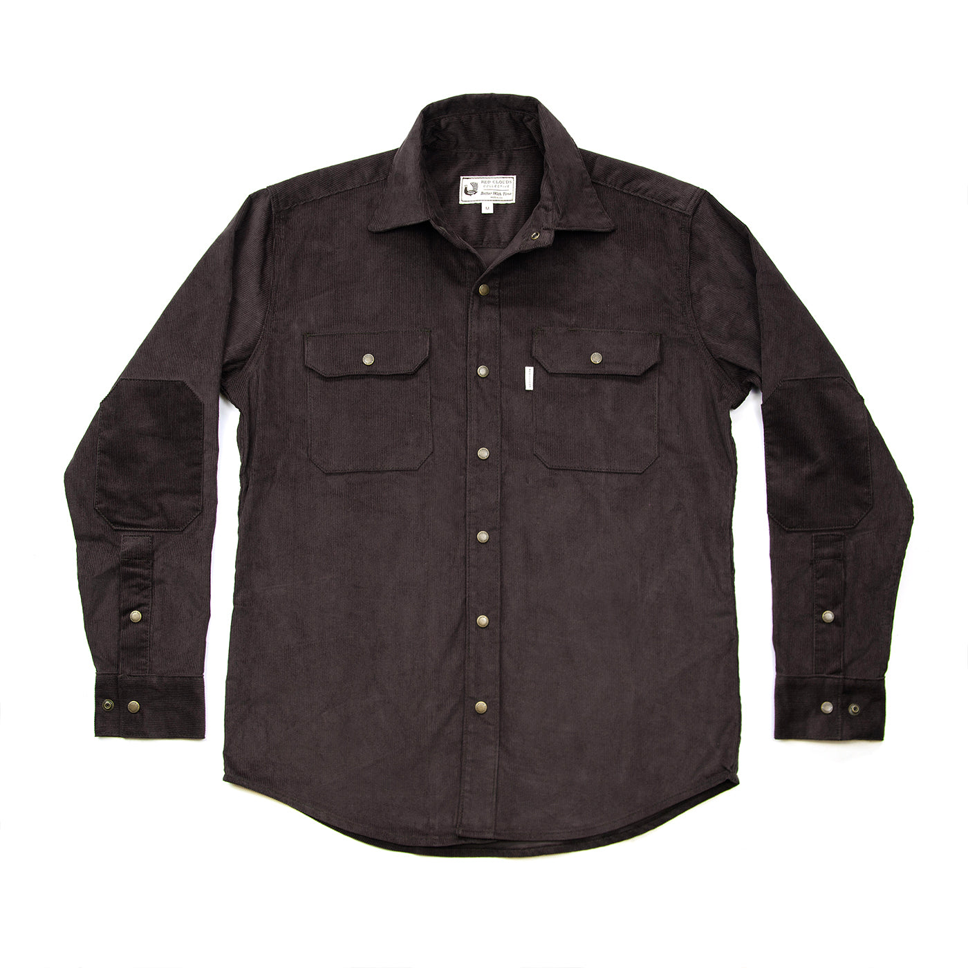 Witham Work Shirt - Chocolate Corduroy - Red Clouds Collective