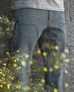 GN.01 Fitted Work Pant - Hickory Stripe - Red Clouds Collective