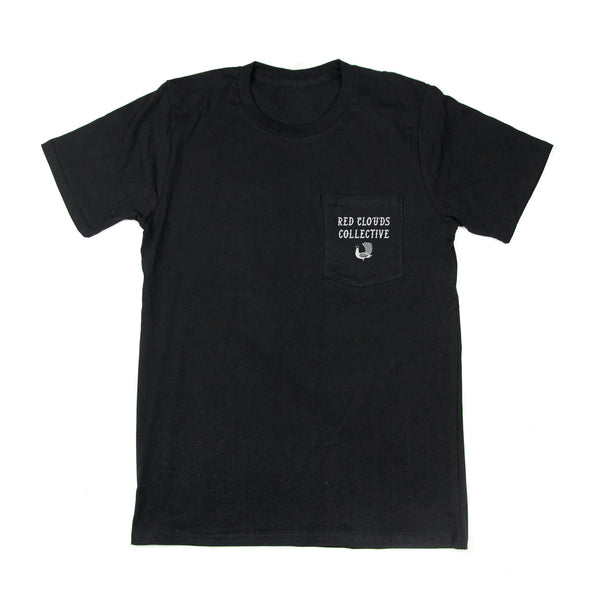 Pocket Rcc RCC Logo Pocket Tee - Red Clouds Collective - Made in the USA
