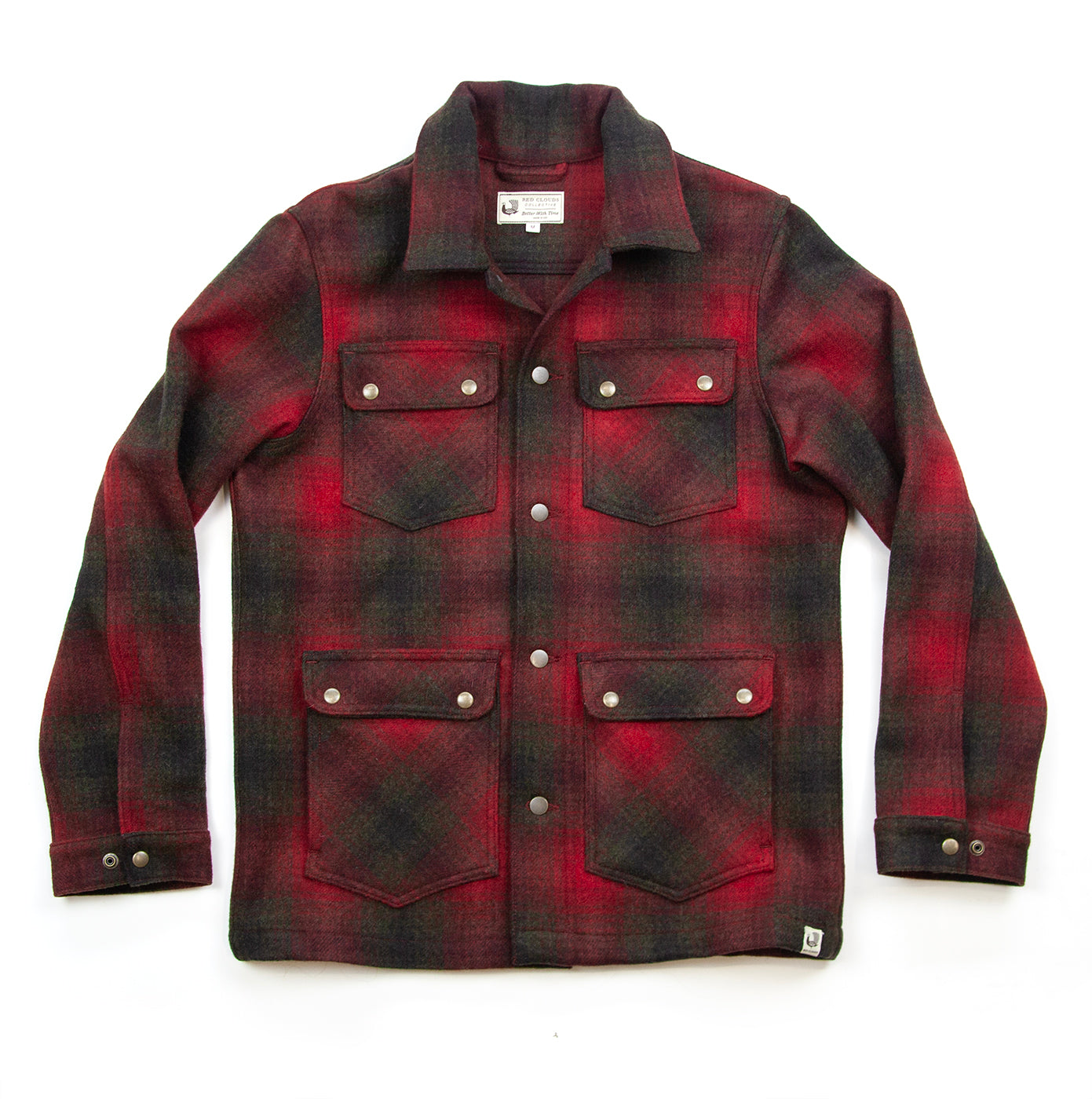 Catskill Cruiser Coat - Wool Plaid - Red Clouds Collective - Made