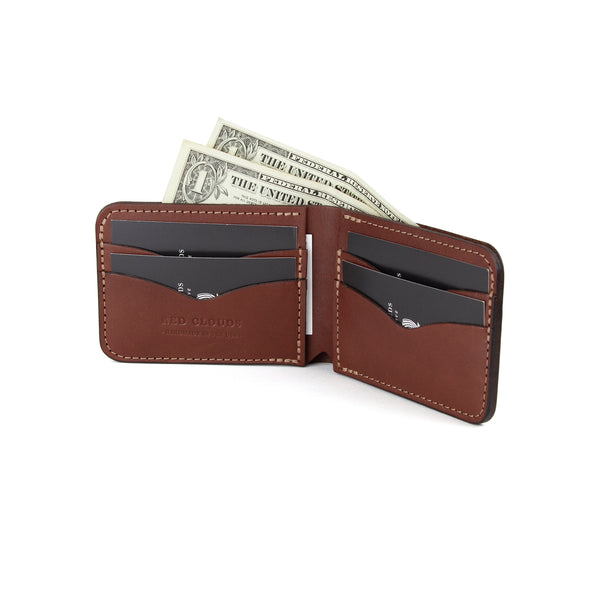 Donovan V2 Bifold Wallet - Saddle Tan - Red Clouds Collective